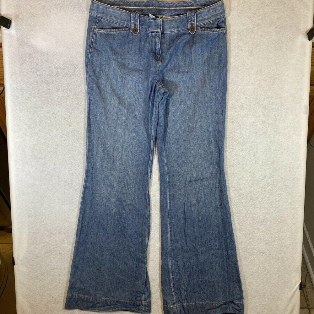 Ann Taylor Loft Womens Size 8 Dark Blue Jeans 32L